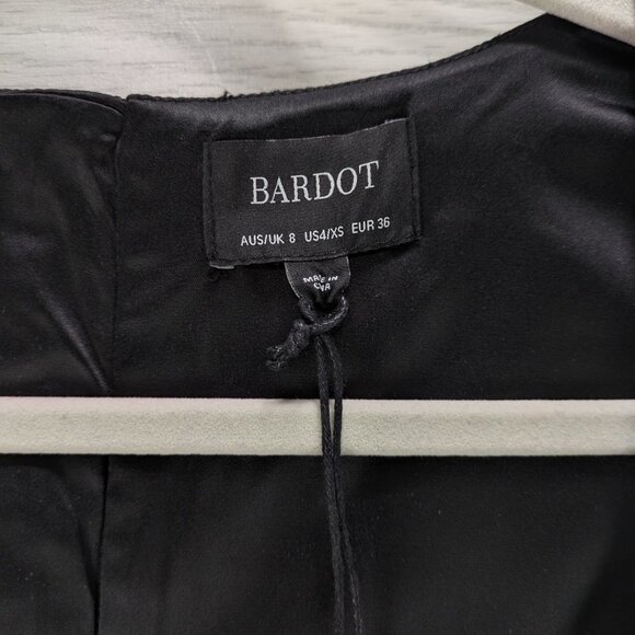 NEW Bardot | Jolie Vegan Leather Midi Dress - Picture 4 of 9